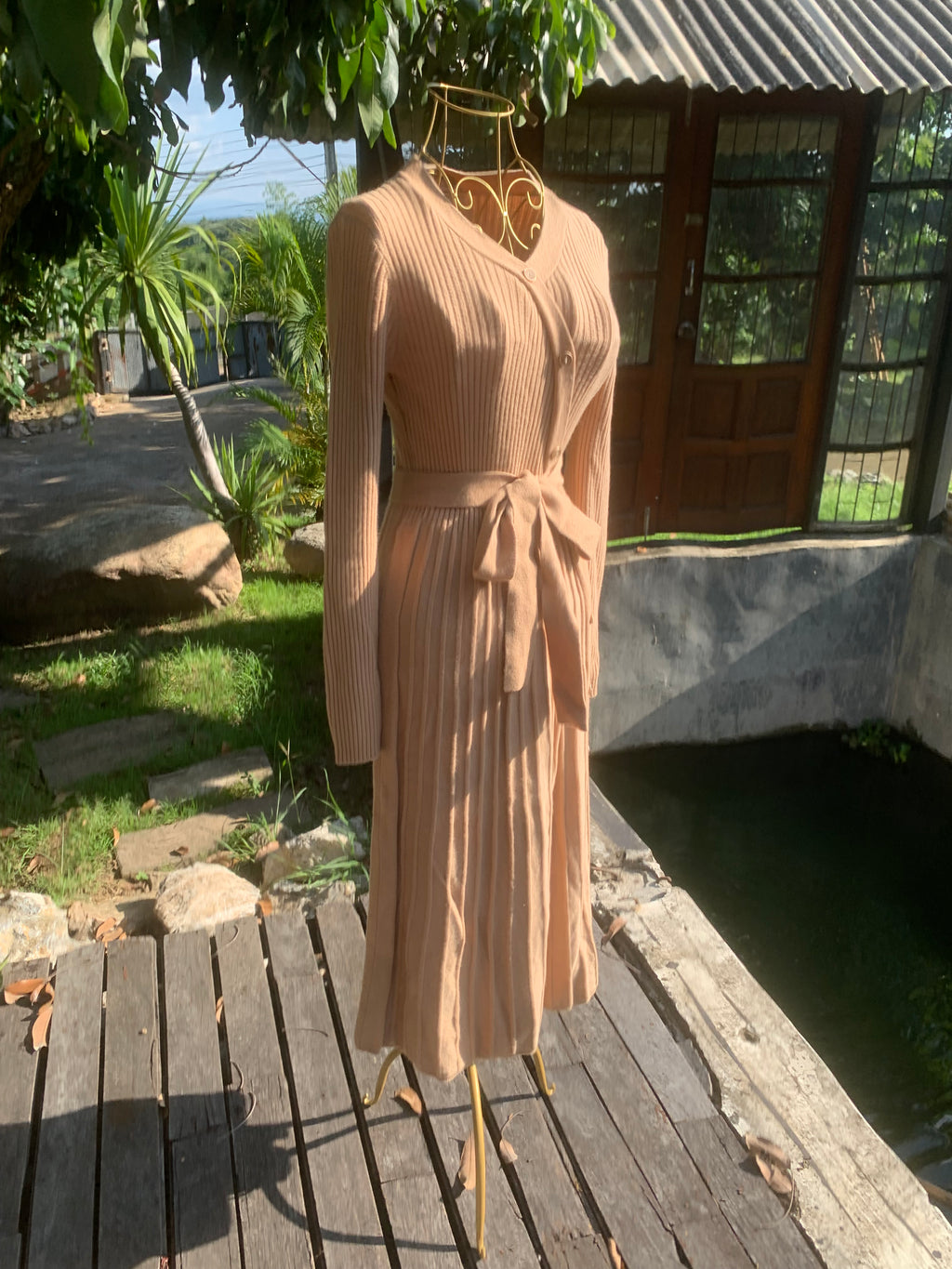 Whimsical wrap cardigan Dress