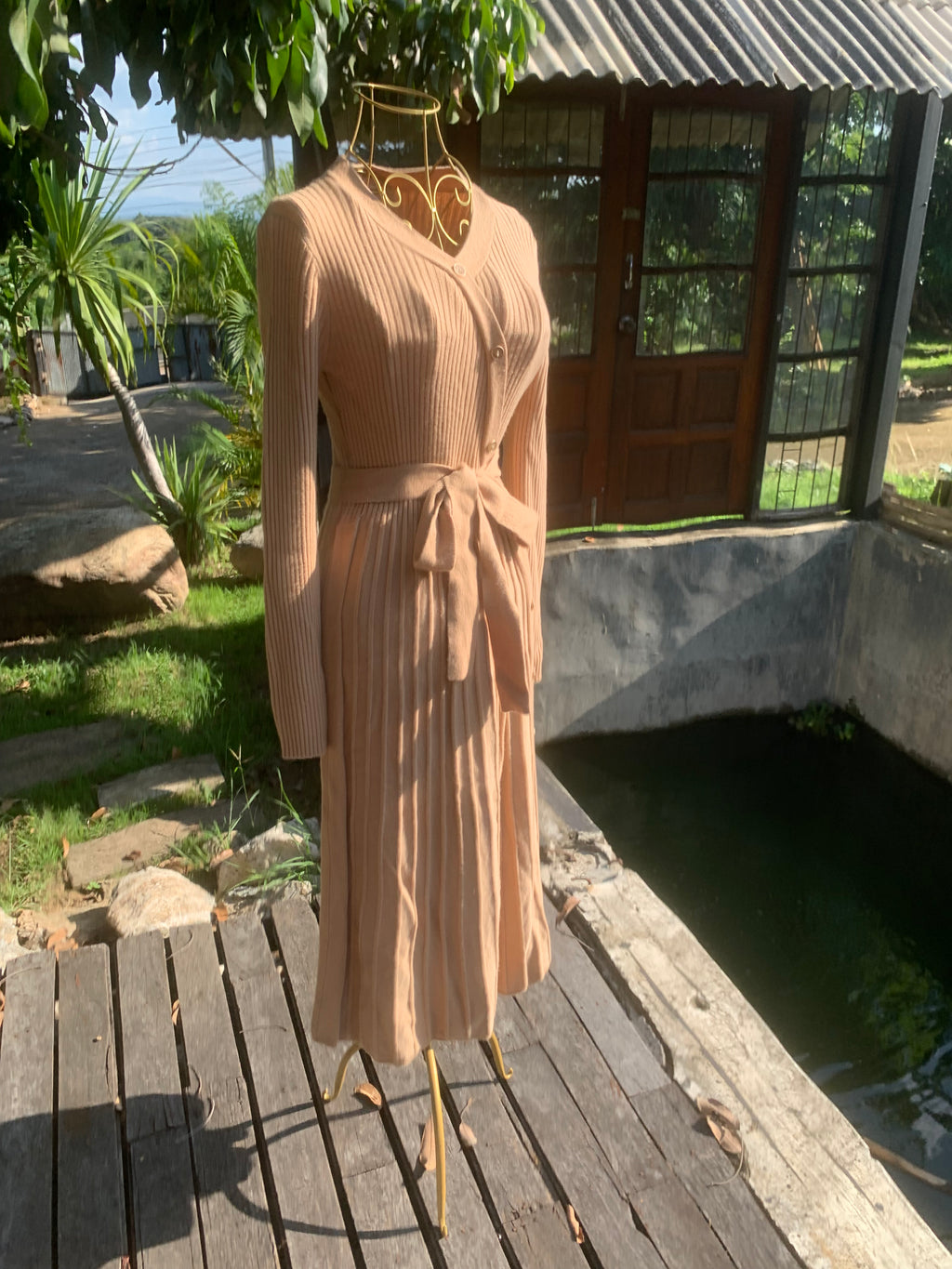 Whimsical wrap cardigan Dress