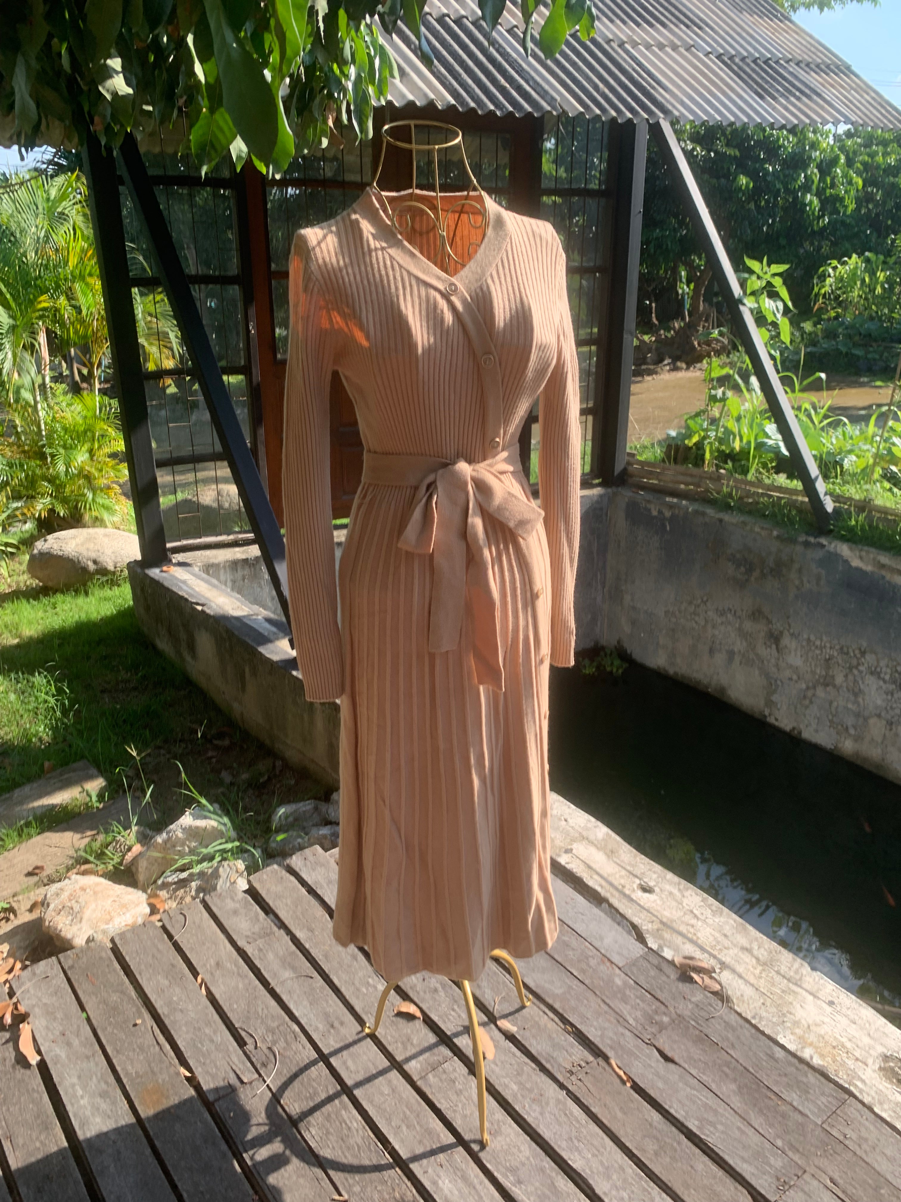 Whimsical wrap cardigan Dress