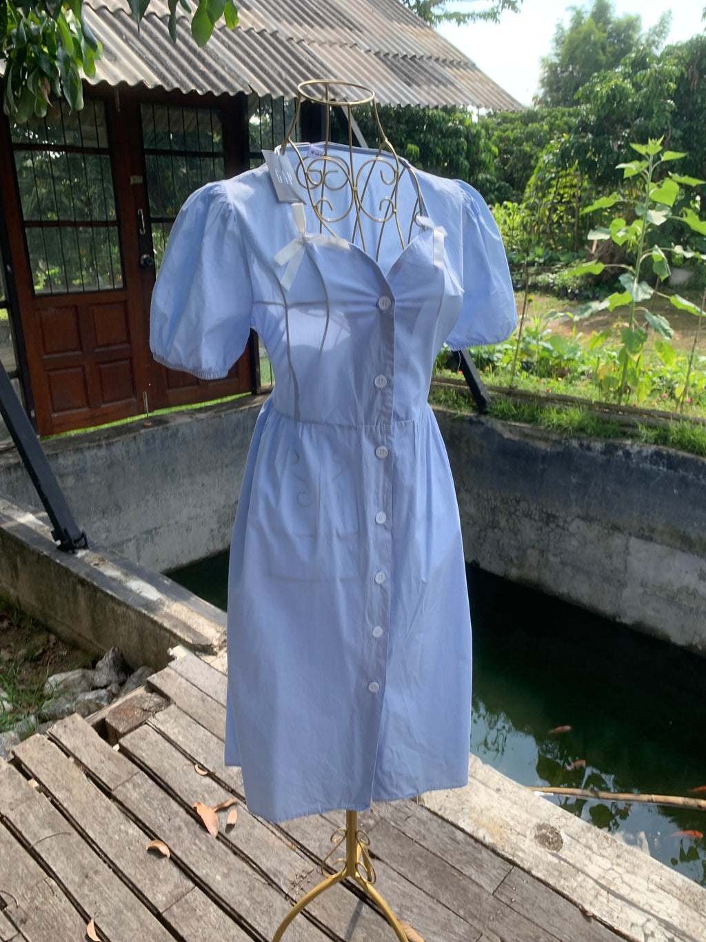 Ethereal Milkmaid Dream Dress