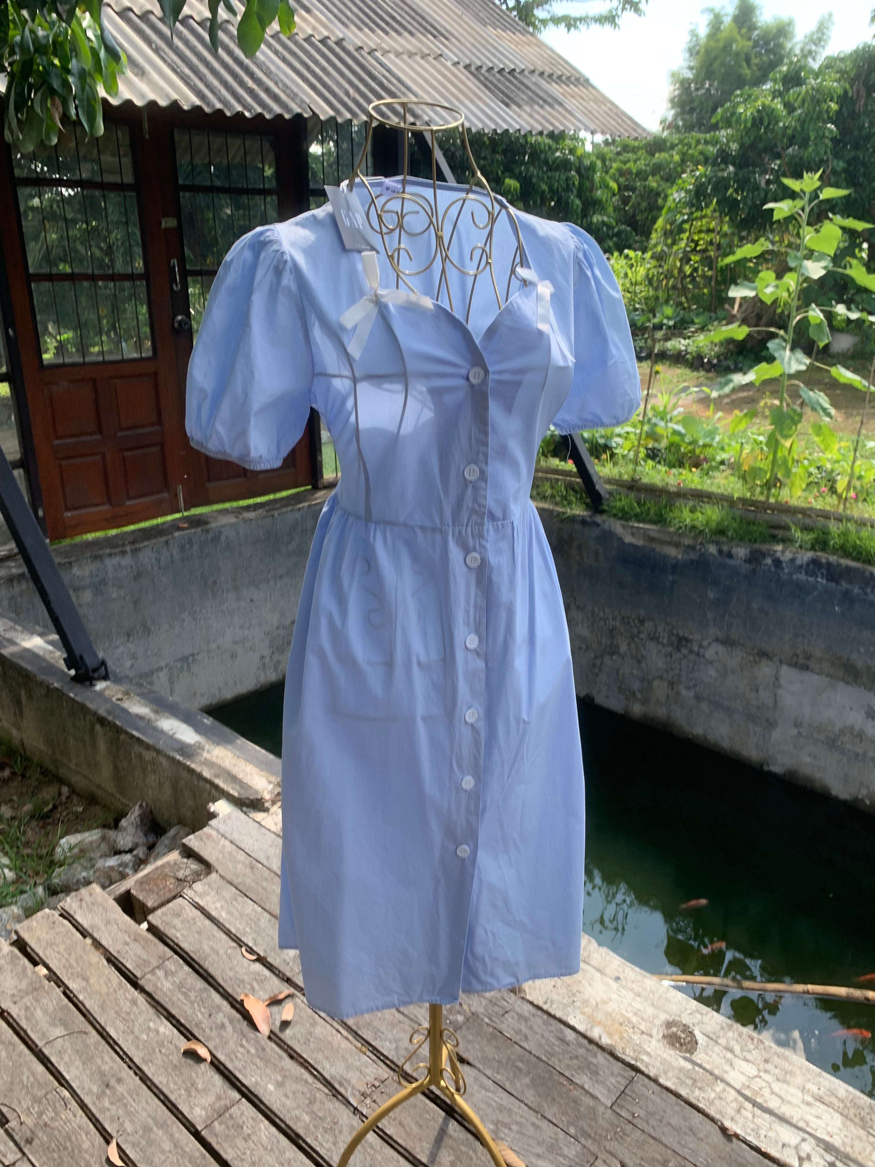 Ethereal Milkmaid Dream Dress