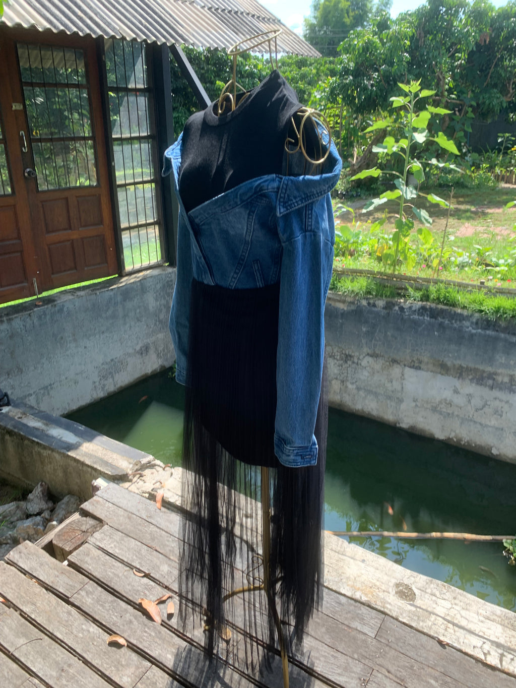 The Poet's Heart • Denim & Tulle Dress