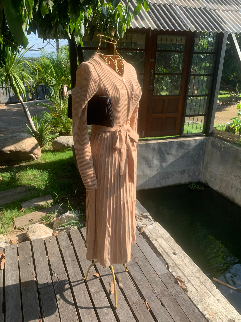 Whimsical wrap cardigan Dress