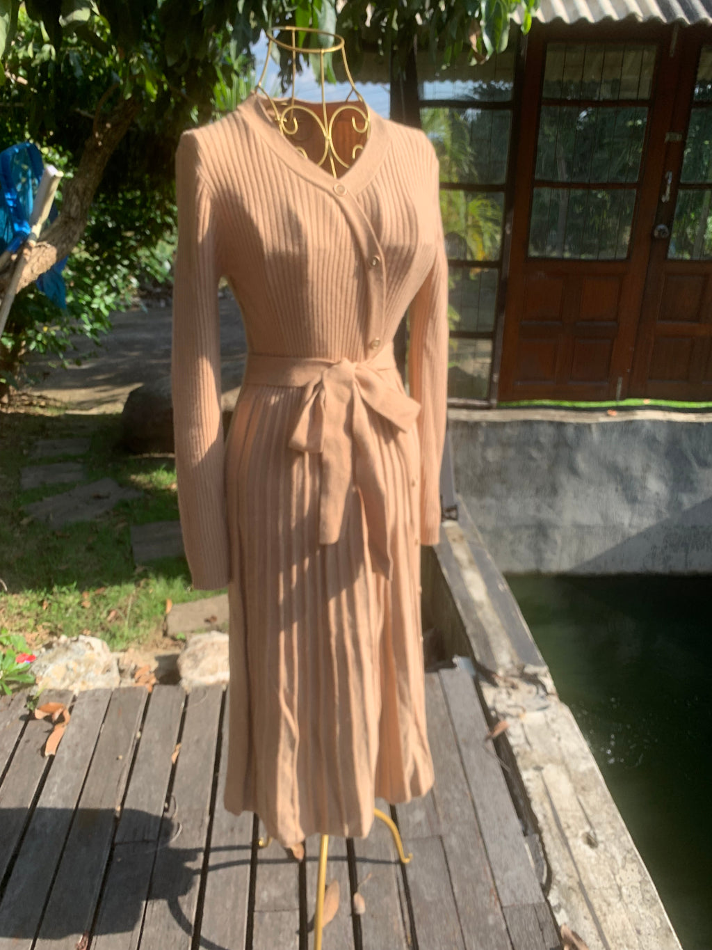 Whimsical wrap cardigan Dress