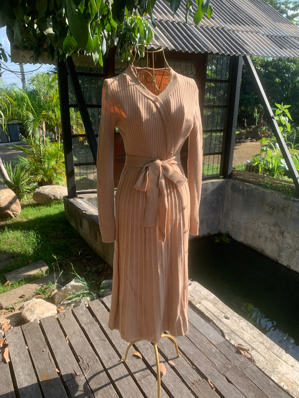 Whimsical wrap cardigan Dress