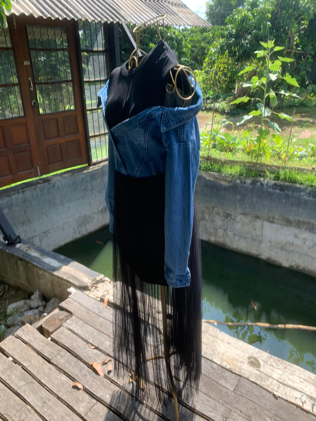 The Poet's Heart • Denim & Tulle Dress