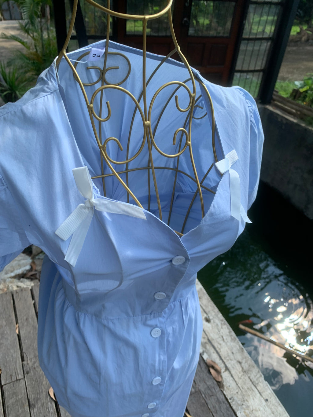 Ethereal Milkmaid Dream Dress