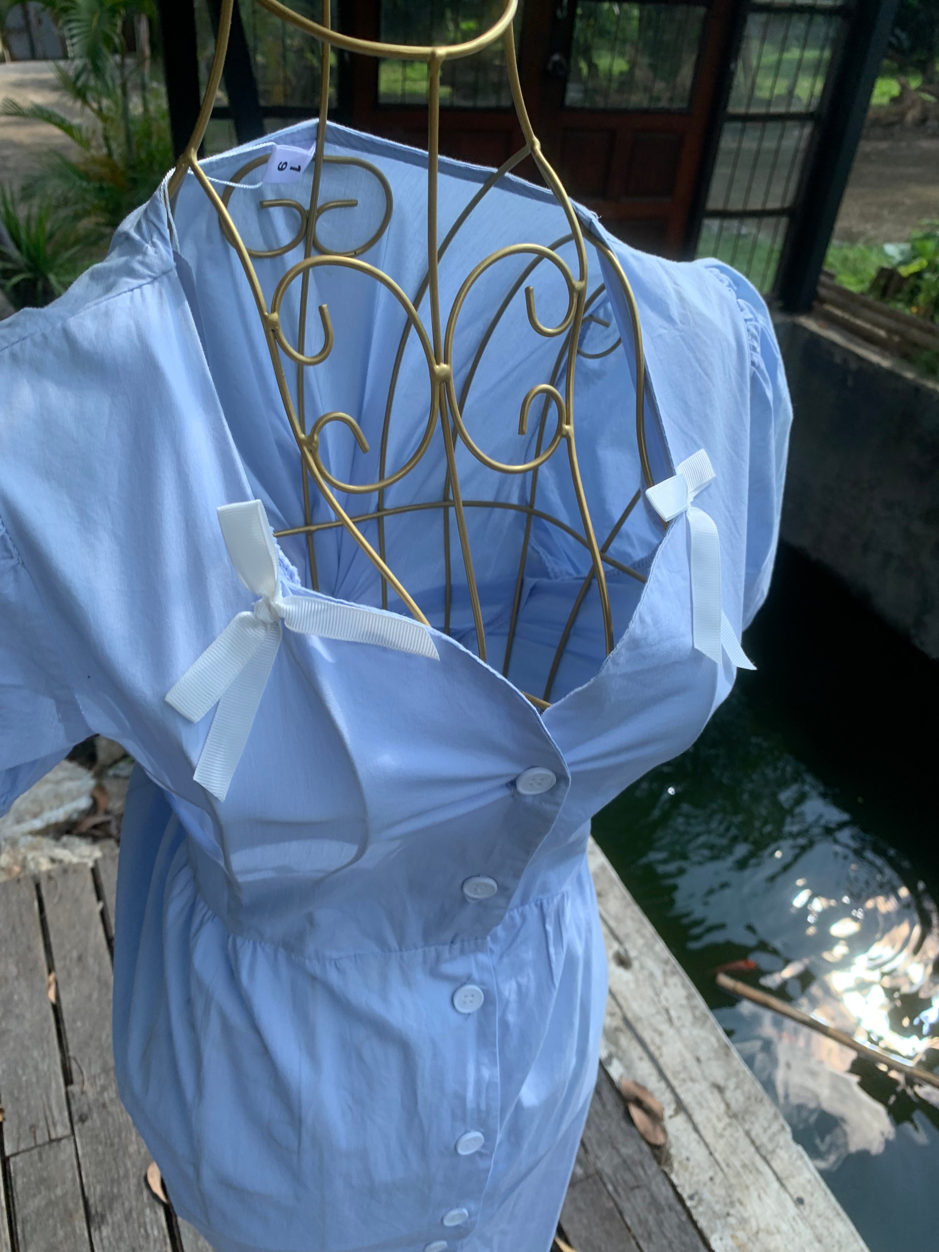 Ethereal Milkmaid Dream Dress