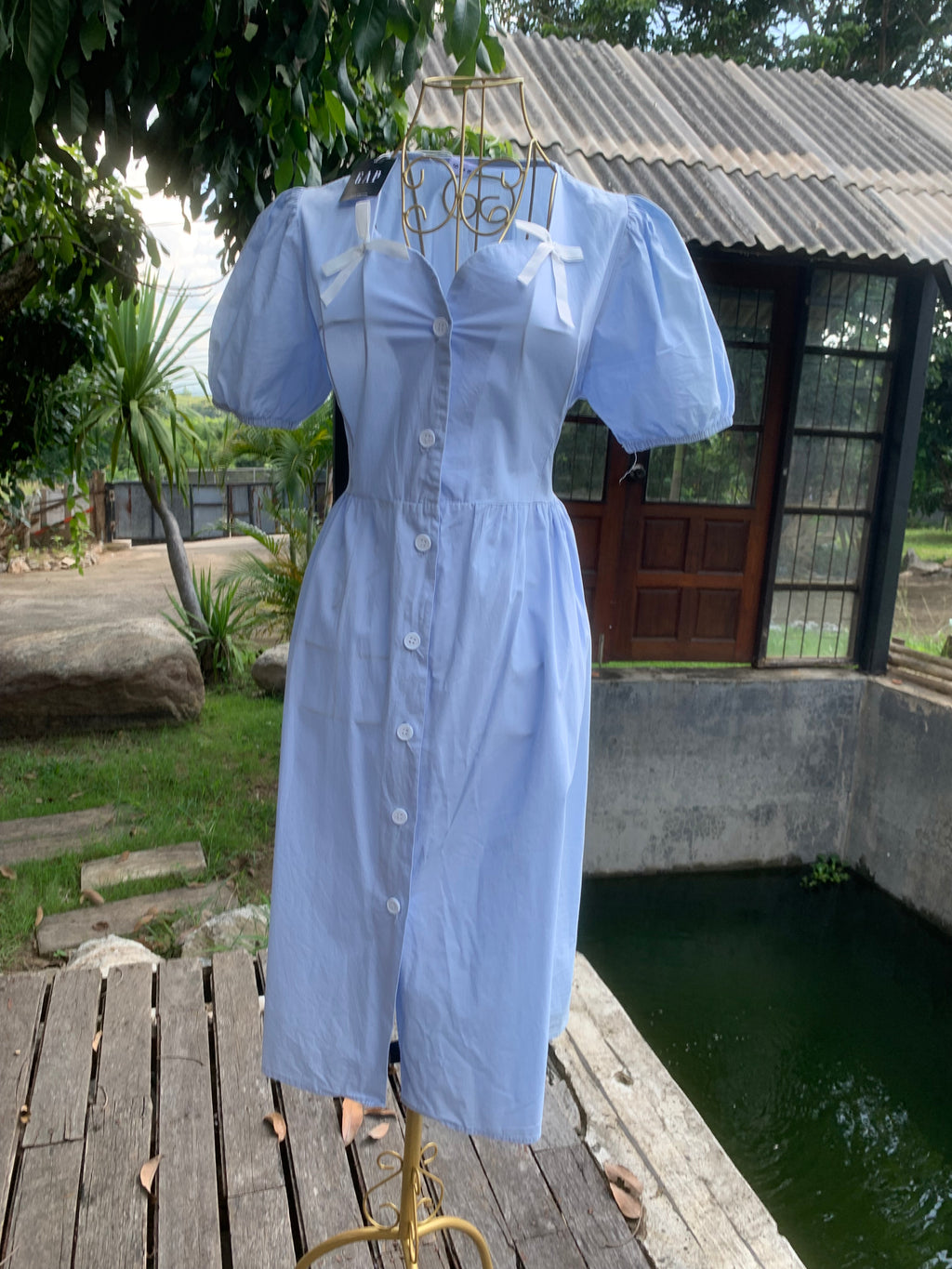 Ethereal Milkmaid Dream Dress