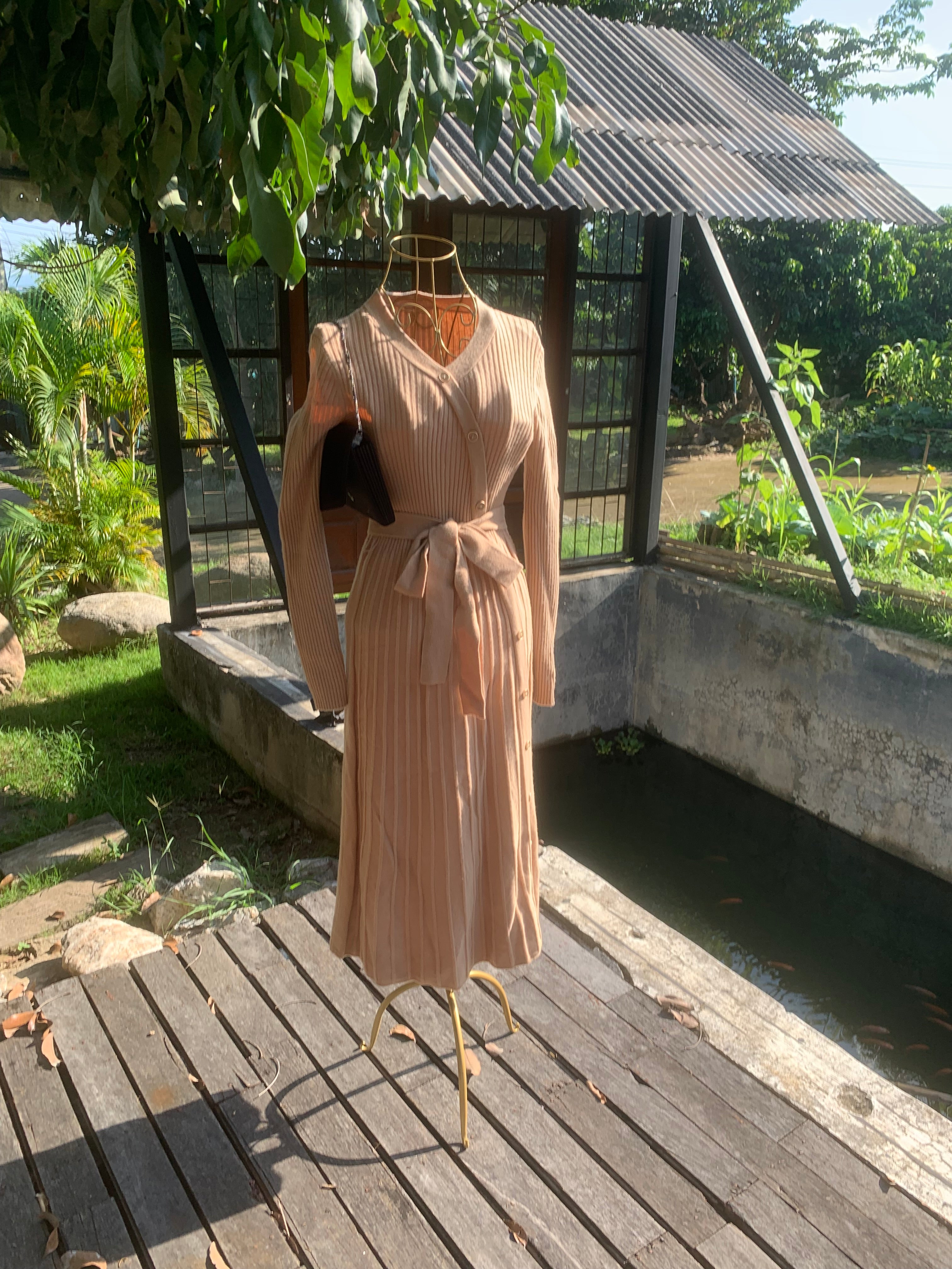 Whimsical wrap cardigan Dress