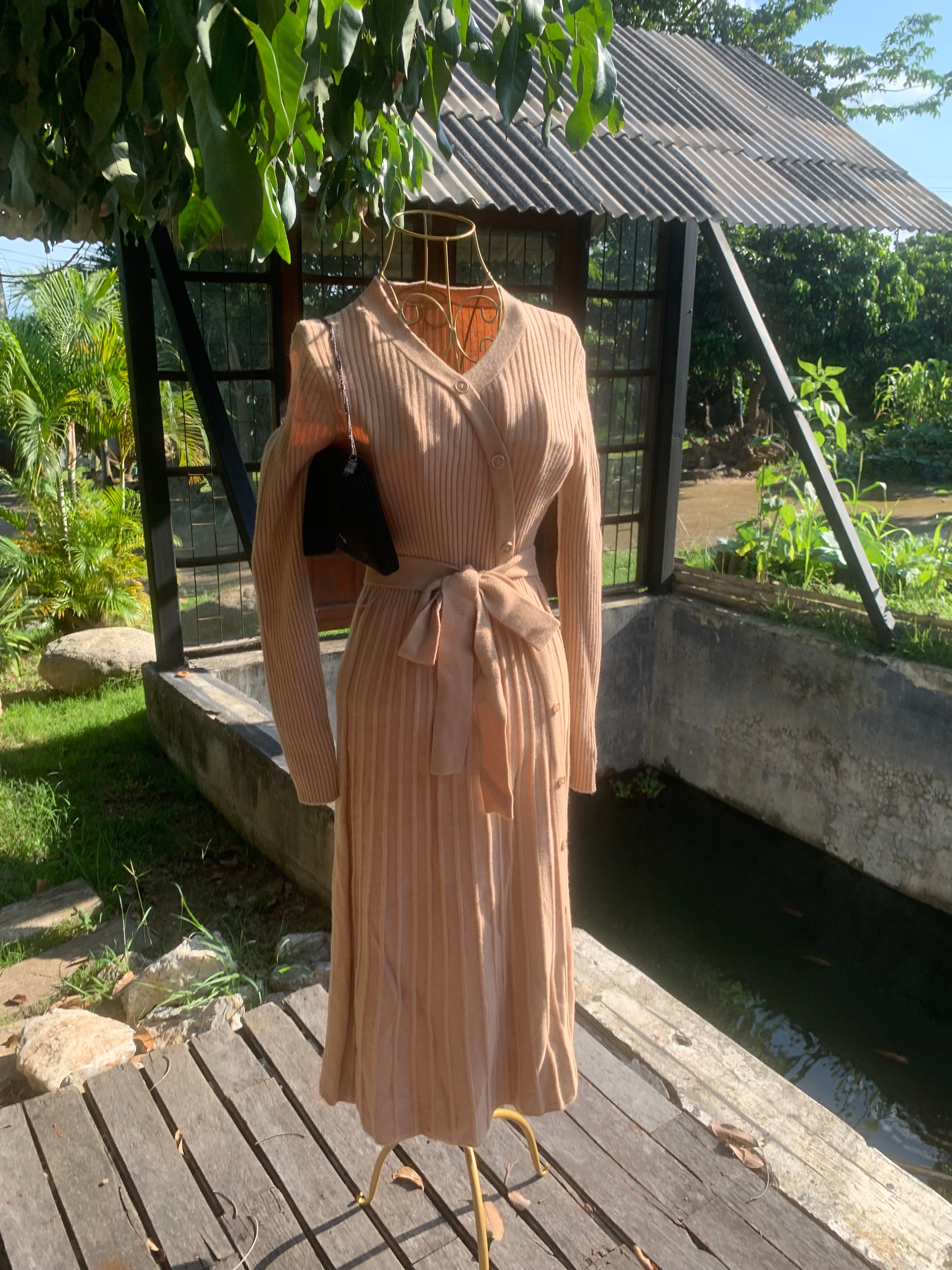 Whimsical wrap cardigan Dress